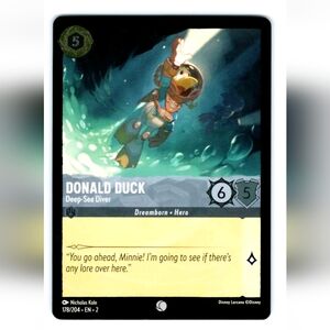 Donald Duck 🔥 Disneyland 🔥 Disney Lorcana Trading Card TCG 💎 FOIL